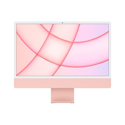 Моноблок APPLE iMac MGPN3RU/A, 24", Apple M1, 8ГБ, 512ГБ SSD, Apple, macOS, розовый 2021 