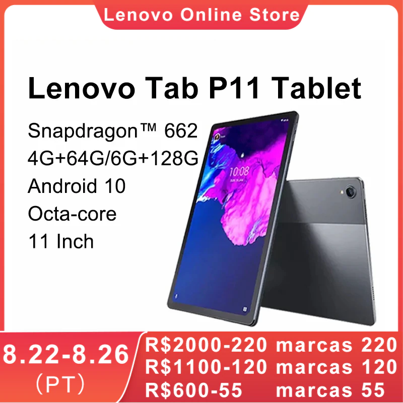 Купить планшет Lenovo Tab P11 / K11 ОЗУ 4 Гб, ПЗУ 64 Гб/128 ГБ   - характеристики, отзывы, обзоры, цены 