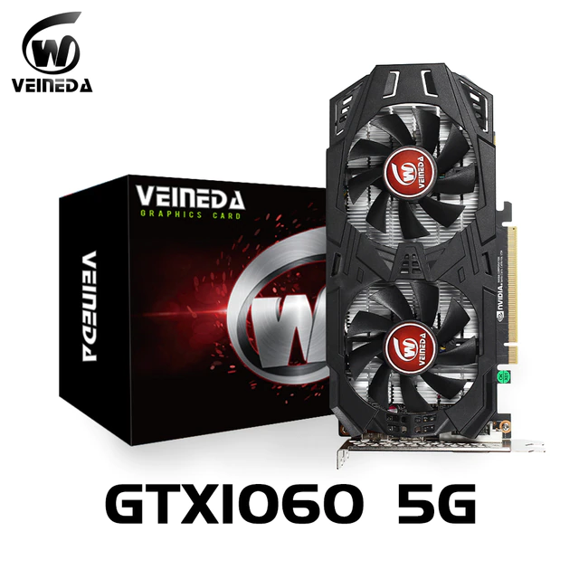 Видеокарта VEINEDA GTX 1060, 3 ГБ, 5 Гб, 6 ГБ GDDR5