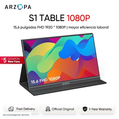 Купить портативный монитор Arzopa 15,6' FHD 1080P