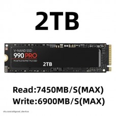 Внутренний жесткий диск 990 PRO 4 ТБ 2 ТБ 1 ТБ M.2 2280 SSD до 7450 Мб/с для ноутбука