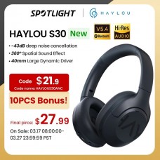 Наушники HAYLOU S30 Bluetooth 5.4