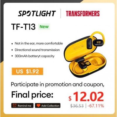 Купить  TWS наушники Transformers TF-T13 Bluetooth 5.3 