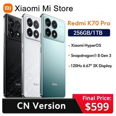 Купить смартфон  Xiaomi Redmi K70 Pro 12/256 ГБ