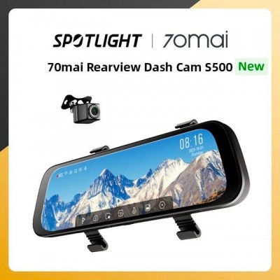 Купить видеорегистратор 70mai Dash Cam S500, 9,35 дюйма, сенсорный экран, 3K
