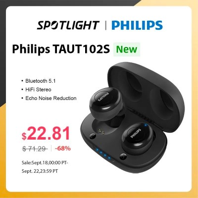 Купить  TWS наушники Philips TAUT102S HiFi