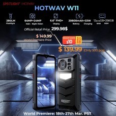 Ударопрочный смартфон HOTWAV W11 6+6/256 ГБ