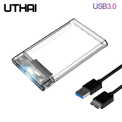 UTHAI G06 Usb3.0 жесткий диск коробка 2,5 дюймов последовательный порт SATA SSD механический диск Поддержка 6 ТБ прозрачный мобильный футляр для внешне