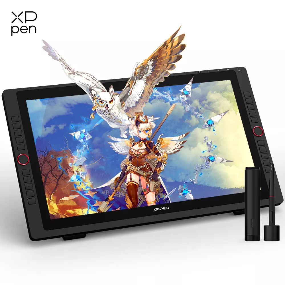 XPPen Artist 22R Pro графический планшет монитор 21,5 дюйма чертежный планшет дисплей 60 наклон 20 клавиш 2 колеса 120% sRGB