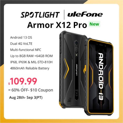 Купить смартфон Ulefone Armor X12 Pro 8/64 ГБ
