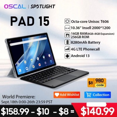 Купить планшет OSCAL Pad 15 16/256 ГБ