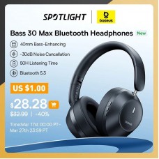 Наушники Baseus Bass 30 Max Bluetooth 5.3