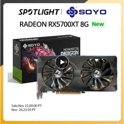 Купить видеокарту SOYO AMD Radeon RX5700XT 8GB 