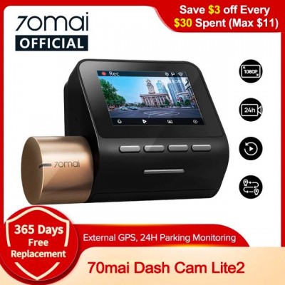 Купить видеорегистратор 70mai Dash Cam Lite 2 1080P 