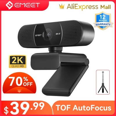 Купить веб-камеру EMEET 2К 30FPS