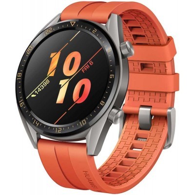 Сравнить цены на Смарт-часы HUAWEI Watch GT Active,  46мм,  1.4",  оранжевый