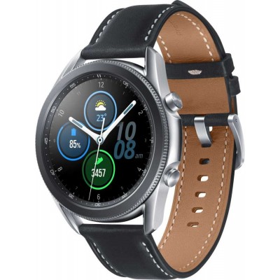 Сравнить цены на Смарт-часы SAMSUNG Galaxy Watch 3 45мм,  1.4",  серебристый - отзывы, характеристики, отзывы
