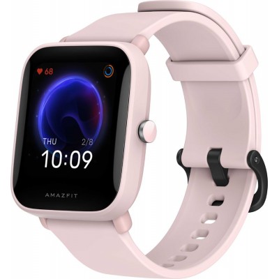 Сравнить цены на Смарт-часы AMAZFIT Bip U Pro A2008,  1.43",  розовый - характеристики, отзывы, обзоры