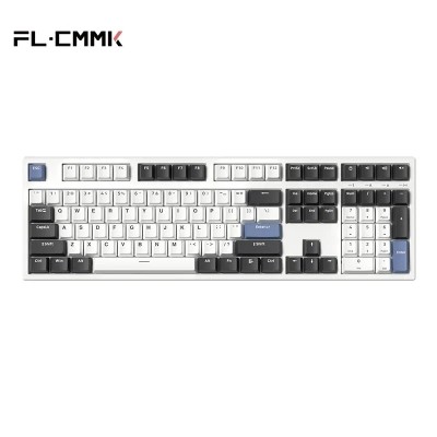 Механическая клавиатура FL · ESPORTS GP108 с тремя режимами, 108 клавиши, RGB, популярная, 2,4G, беспроводная, Bluetooth, проводная, Win/Mac/iPad