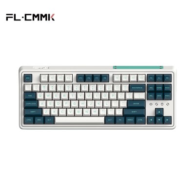 FL · ESPORTS CMK87-SAM трехрежимная полноклавишная клавиатура с горячей заменой 87 клавиш 2,4G Беспроводная Bluetooth Проводная Механическая клавиатура PBT Keycap