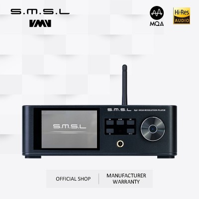 SMSL DP5 Высококачественный сетевой музыкальный плеер ES9038PRO MQA 32 бит/384 кГц DSD256 Bluetooth 4,0 поддерживает аудио формат