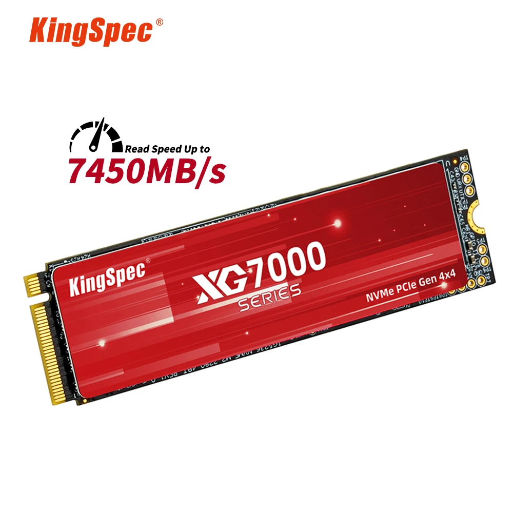 KingSpec M2 SSD M.2 NVME Gen4 2 ТБ 512G 1 ТБ 2 ТБ жесткий диск M 2 PCIe 4,0 твердотельный диск HD NMVE SSd для ноутбука настольного компьютера PS5