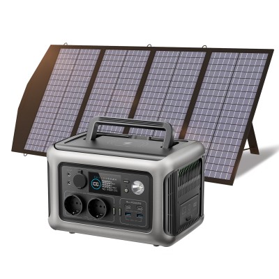 Портативная электростанция ALLPOWERS R600 с Solarpanel (опционально), батарея LiFePO4 299Wh 600W для домашнего резервного копирования на открытом воздухе кемпинга RV