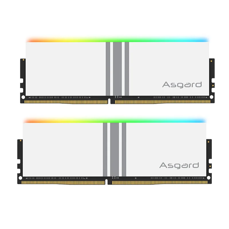 Asgard DDR4 RAM PC 8GBx2 16GBX2 3200 МГц 3600 МГц RGB RAM Polar White для настольного компьютера