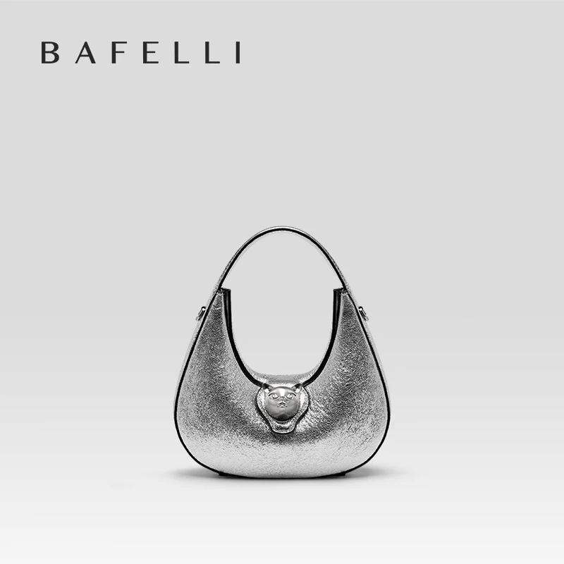 BAFELLI 2023 женская сумка роскошный бренд натуральная кожа Кот Модный женский тренд Оригинальный кошелек дизайнерские женские сумки на плечо