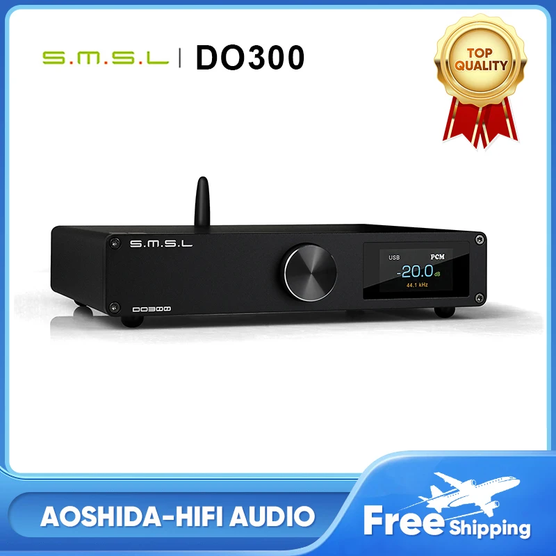 SMSL DO300 аудио DAC ES9039MSPRO DO300 MQA CD декодер XMOS XU316 DSD512 32 бит 768 кГц Bluetooth 5,1 LDAC XLR I2S + пульт дистанционного управления