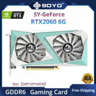Купить видеокарту SOYO Nvidia Geforce RTX 2060 6GB 
