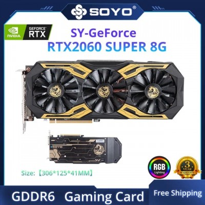 Купить видеокарту SOYO Nvidia Geforce RTX 2060 SUPER 8GB 