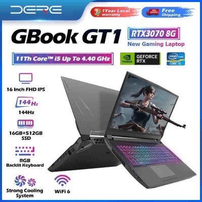 Купить игровой ноутбук Dere GT1 с видеокартой RTX 3070 8 ГБ