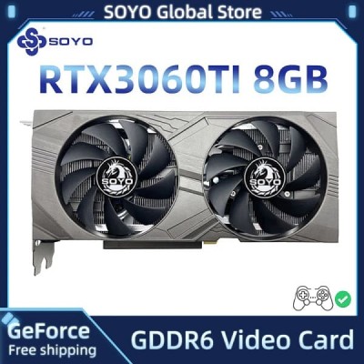 Купить видеокарту SOYO RTX 3060Ti 8 Гб X-GAME GDDR6