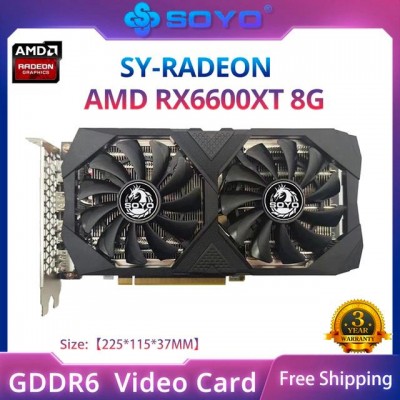 Купить Видеокарта SOYO AMD Radeon RX 6600XT 8GB  